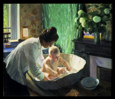 Mañana, 1910 de Boris Mikhailovich Kustodiev